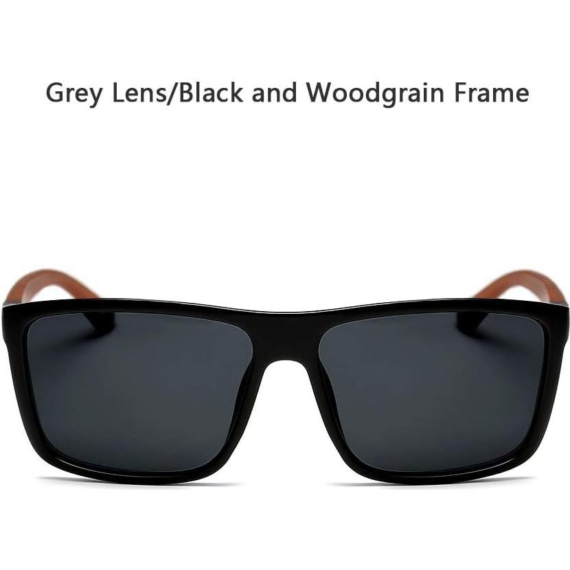 Gafas de Sol Polarizadas Hombre T4 Lente Gris Marco Negro