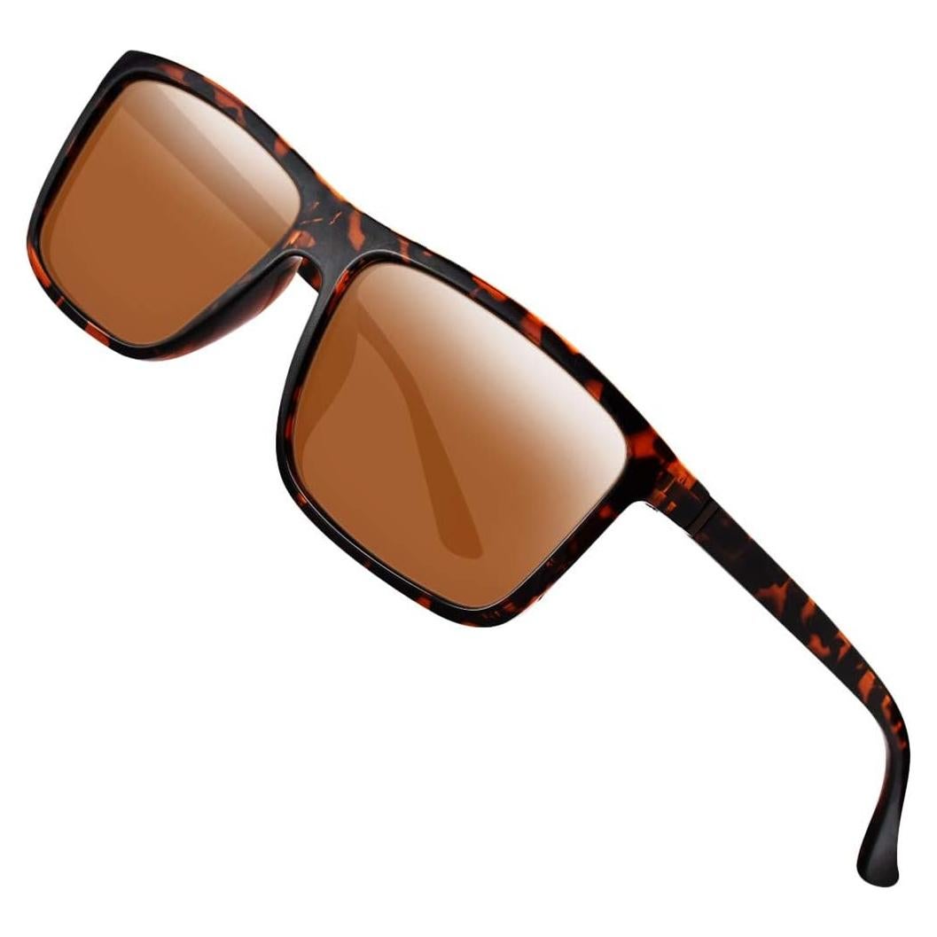 Gafas de Sol Polarizadas Hombre Marca T1 Lente Marrón