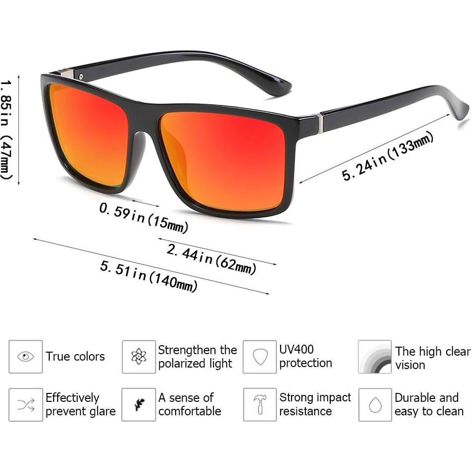 Gafas de Sol Polarizadas TAC para Hombres - UV400