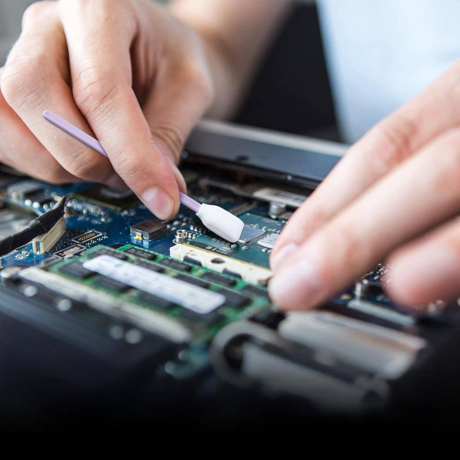 100 Bastones de Limpieza de Espuma Profesional JEPNJPU