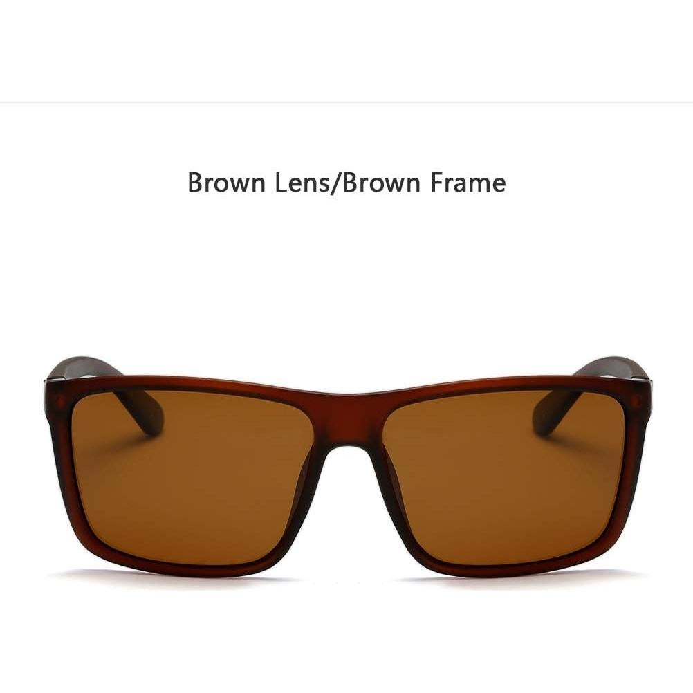 Gafas de Sol Polarizadas TAC para Hombres Marrón UV400