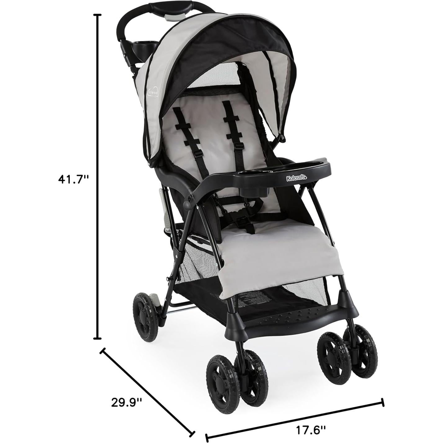 Carrito de Paseo Ligero Kolcraft KL029 Gris Pizarra 5.9 kg