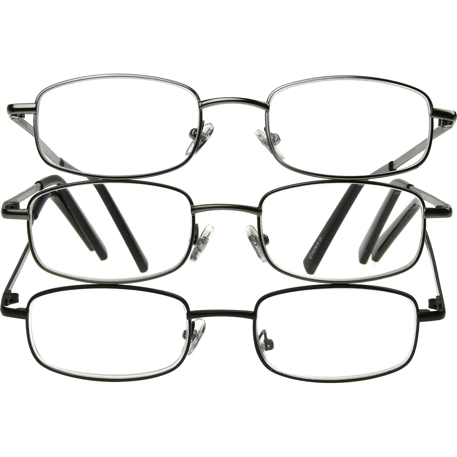 Gafas de lectura Foster Grant 3 unidades 2.5x estilo hombre