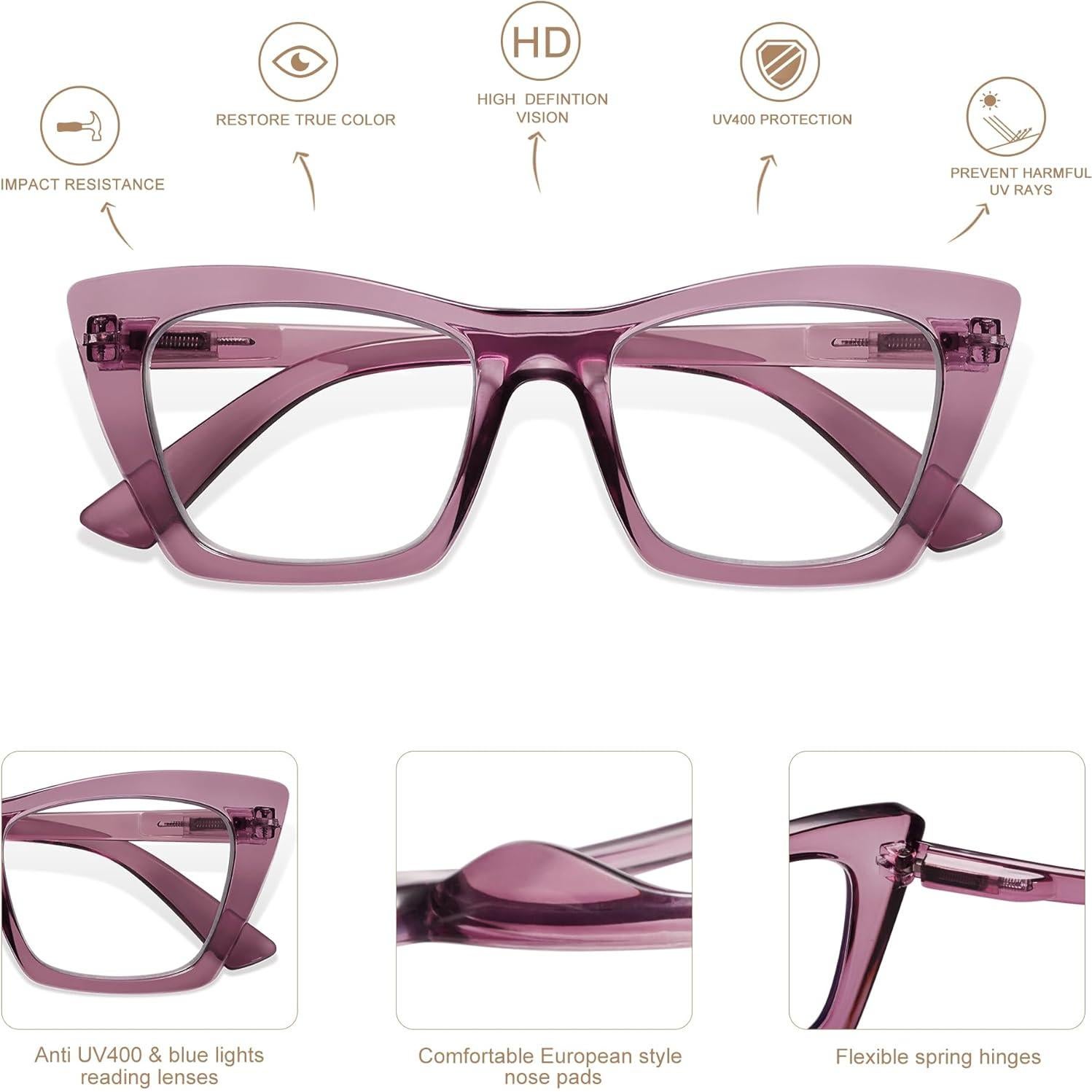 Gafas de Lectura AMOMOMA AM6028 para Mujeres con UV400