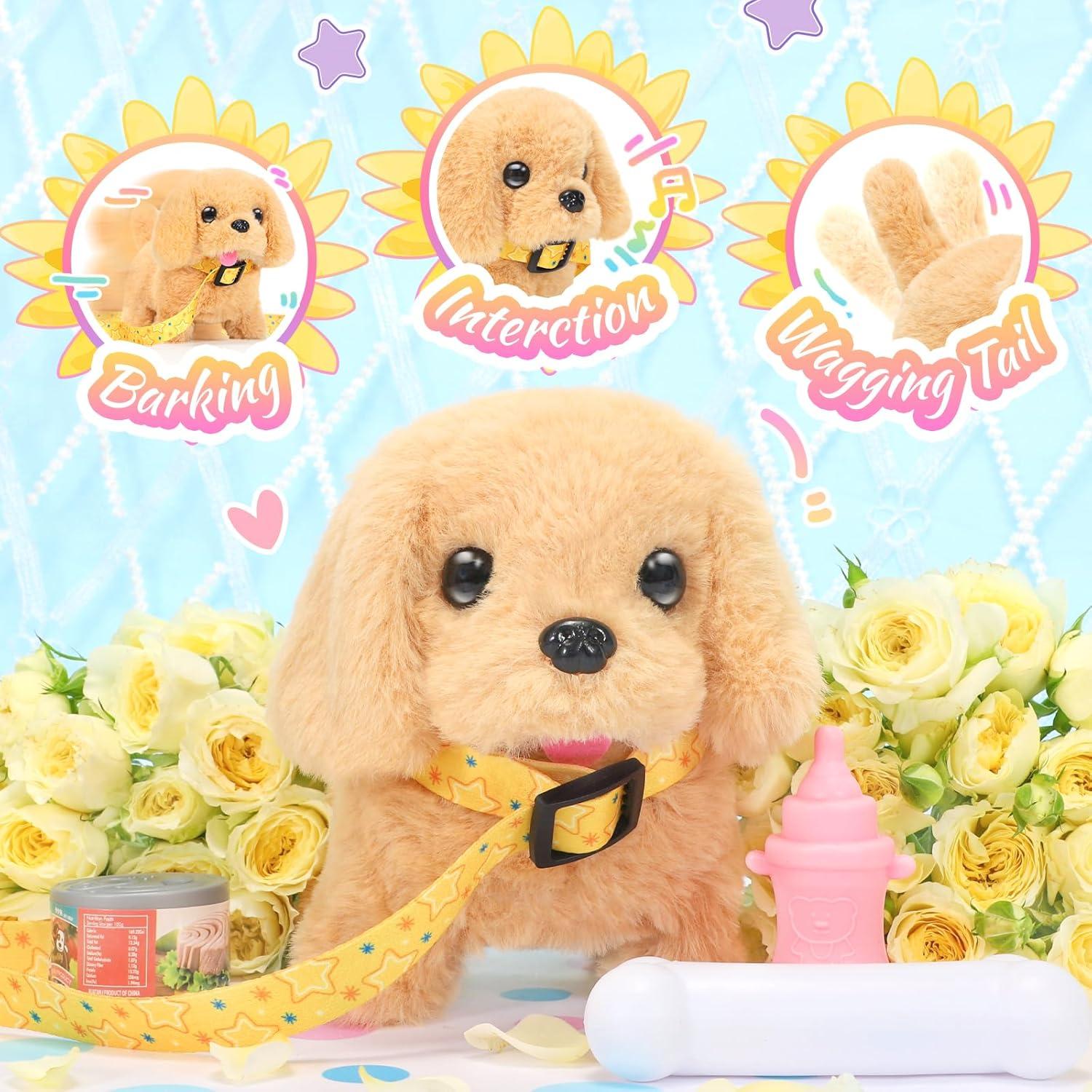 Juguete de Peluche Tagitary Perro Caminante Interactivo 16cm