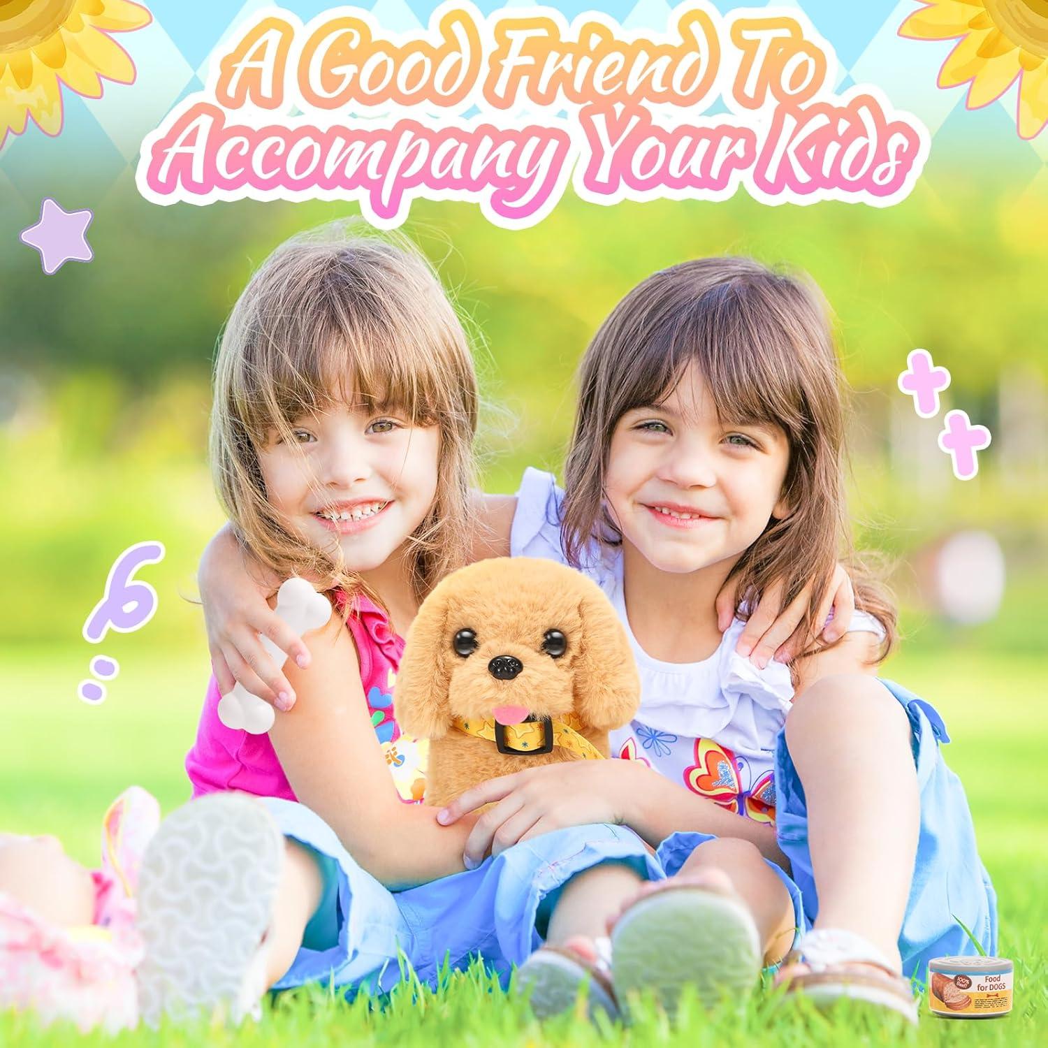 Juguete de Peluche Tagitary Perro Caminante Interactivo 16cm