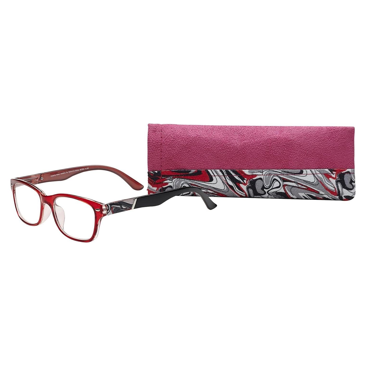 Gafas de lectura Victoria Klein 9078 rojas 2.5x para mujer