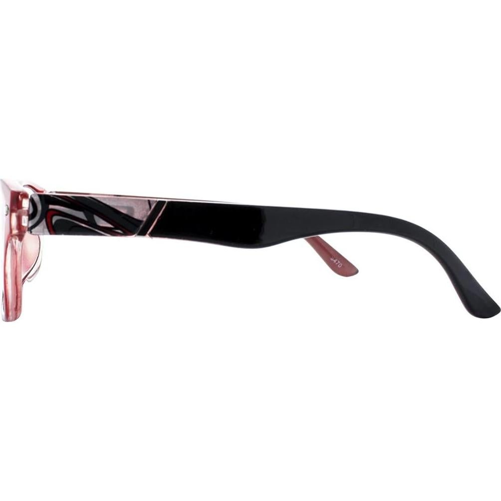 Gafas de lectura Victoria Klein 9078 rojas 3x para mujeres
