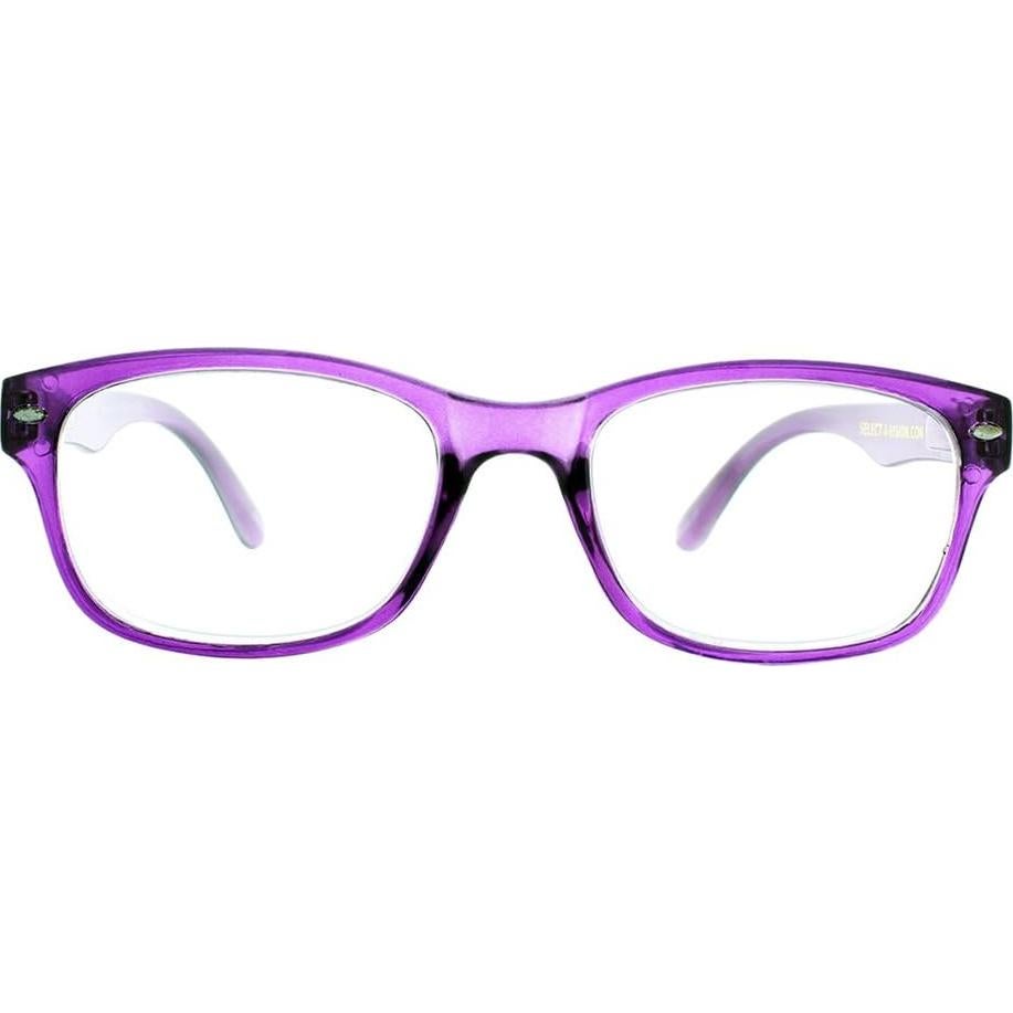 Gafas de lectura redondas moradas Victoria Klein 1.5x