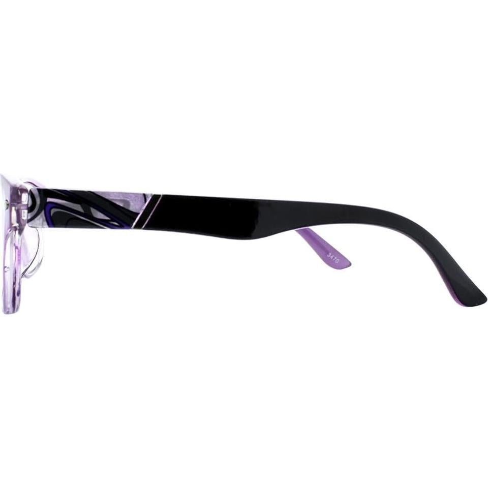 Gafas de lectura redondas moradas Victoria Klein 1.5x