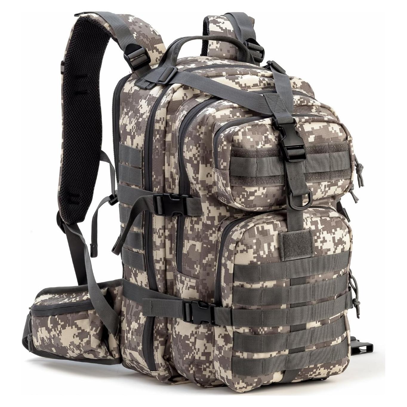 Mochila Táctica Gelindo 35L Camuflaje con Sistema Molle