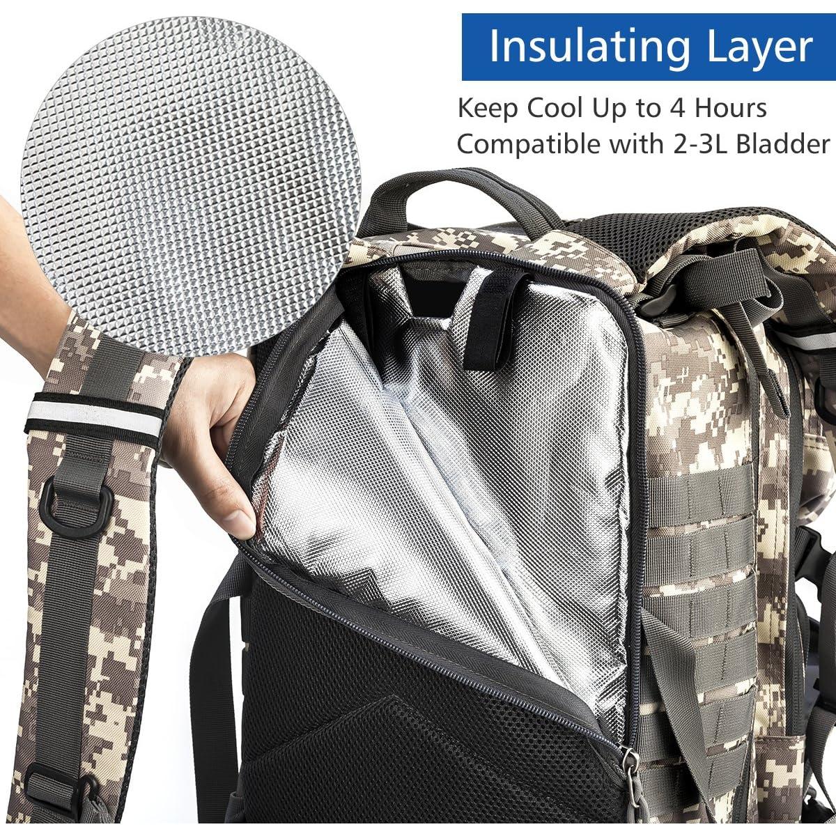 Mochila Táctica Gelindo 35L Camuflaje con Sistema Molle