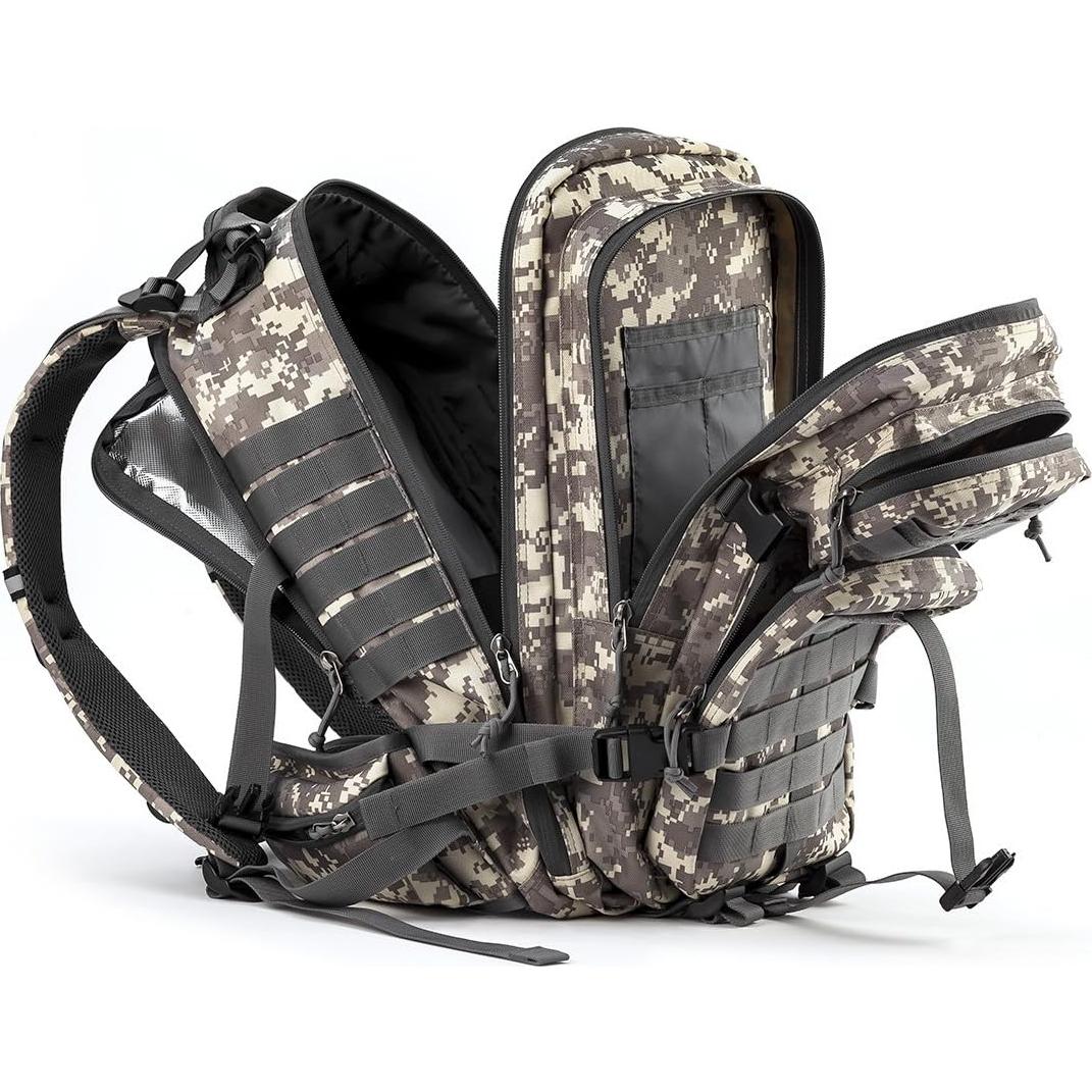 Mochila Táctica Gelindo 35L Camuflaje con Sistema Molle