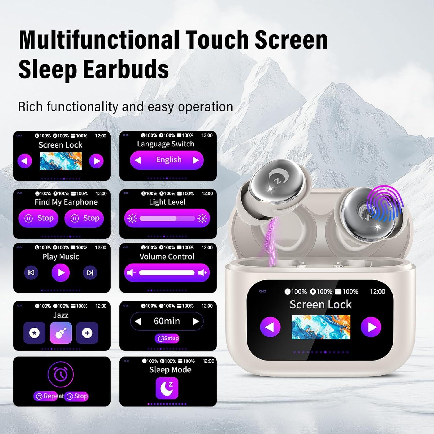 Auriculares para dormir VEKJ L8 Pro Bluetooth 5.4 IPX7