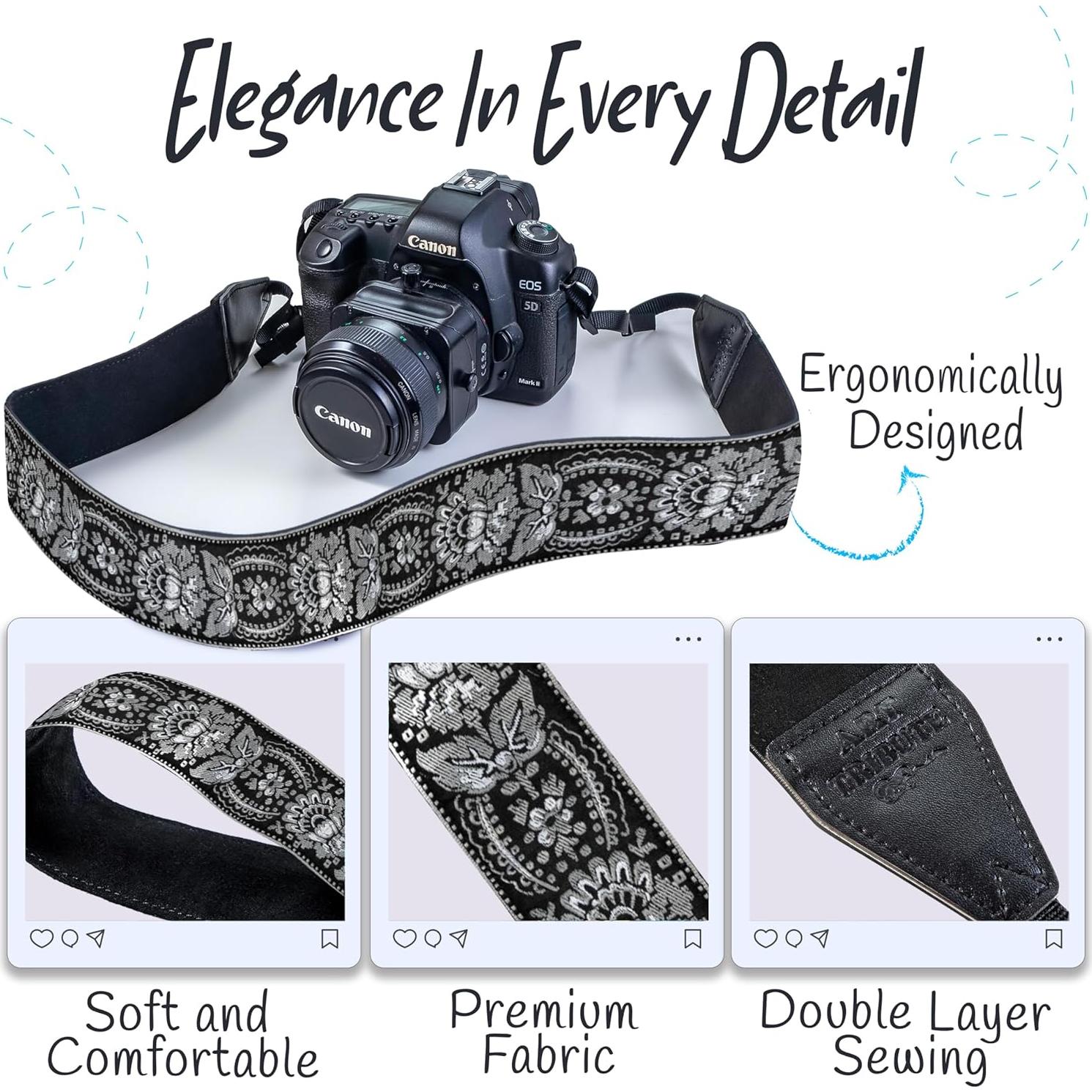 Correa de Cámara Art Tribute Ajustable para DSLR y Sin Espejo