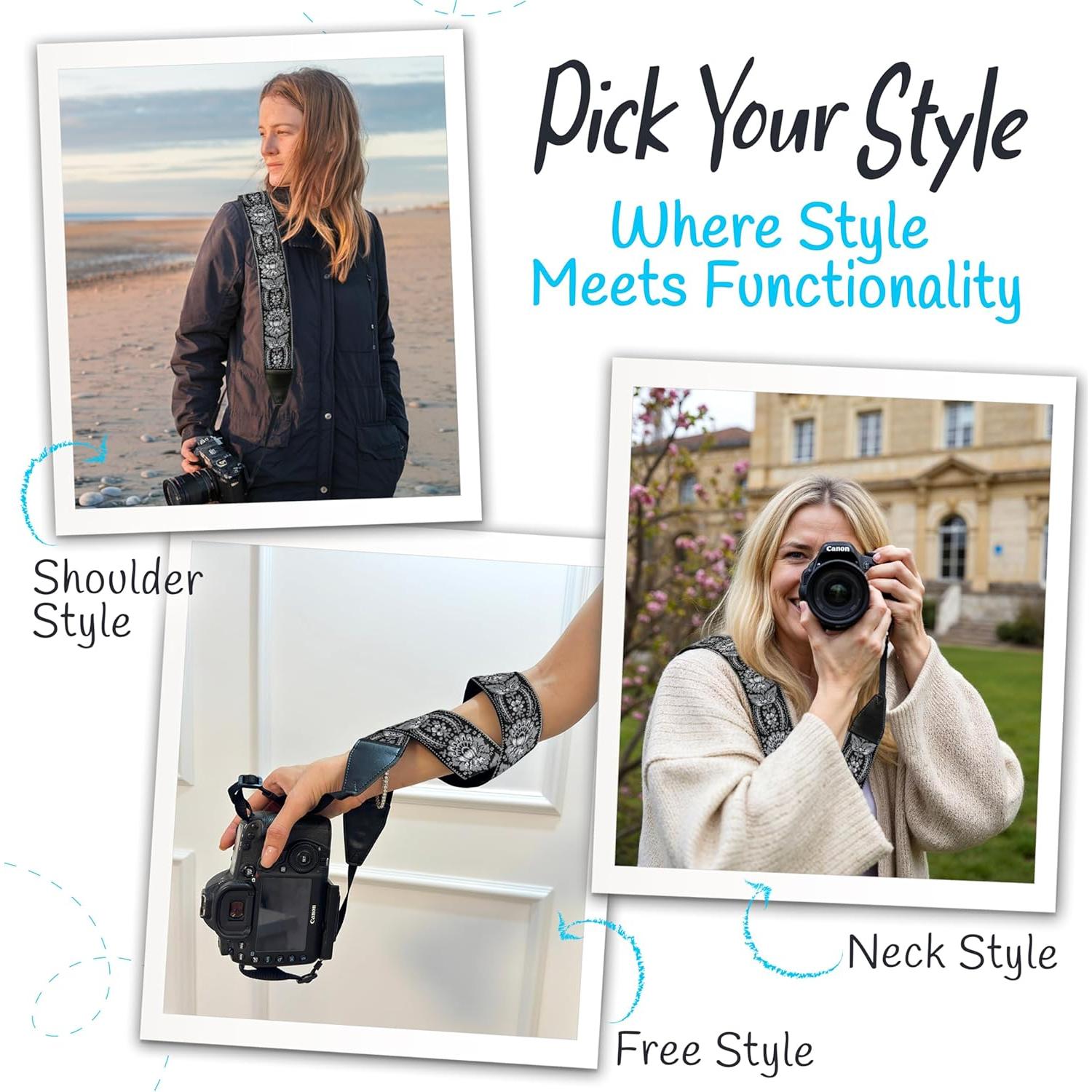 Correa de Cámara Art Tribute Ajustable para DSLR y Sin Espejo