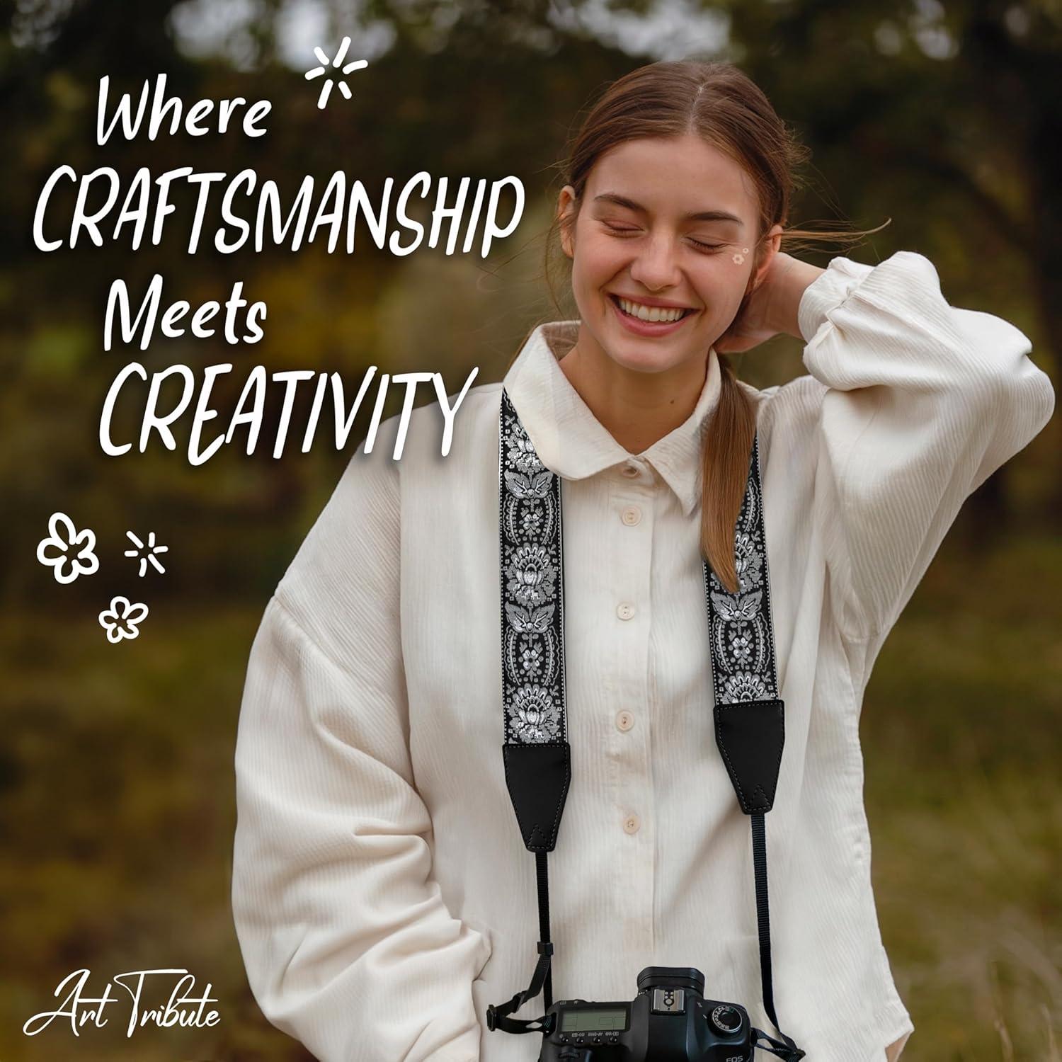 Correa de Cámara Art Tribute Ajustable para DSLR y Sin Espejo