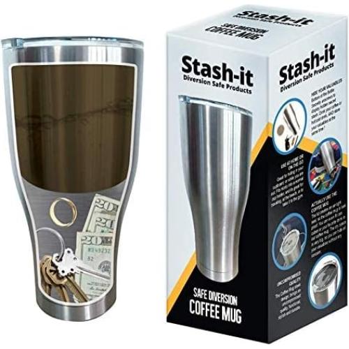 Taza de café Stash-it con escondite secreto 591 ml