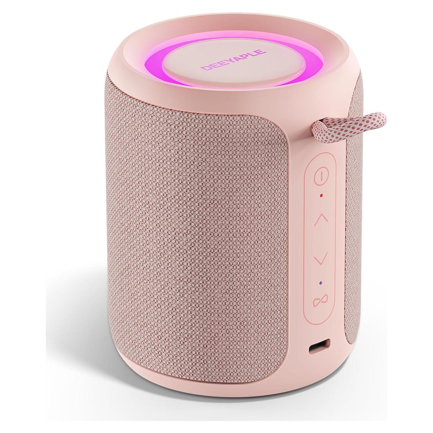 Altavoz Bluetooth Deeyaple P1S 15W Impermeable Rosa