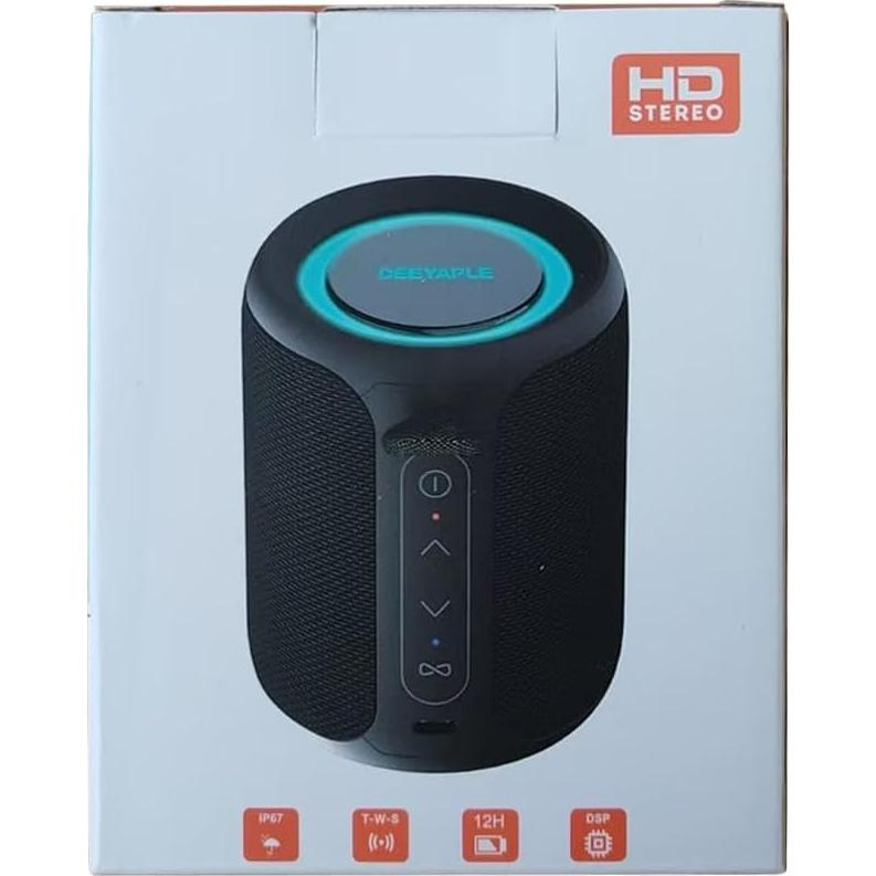 Altavoz Bluetooth Deeyaple P1S 15W Impermeable Rosa