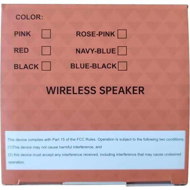 Altavoz Bluetooth Deeyaple P1S 15W Impermeable Rosa