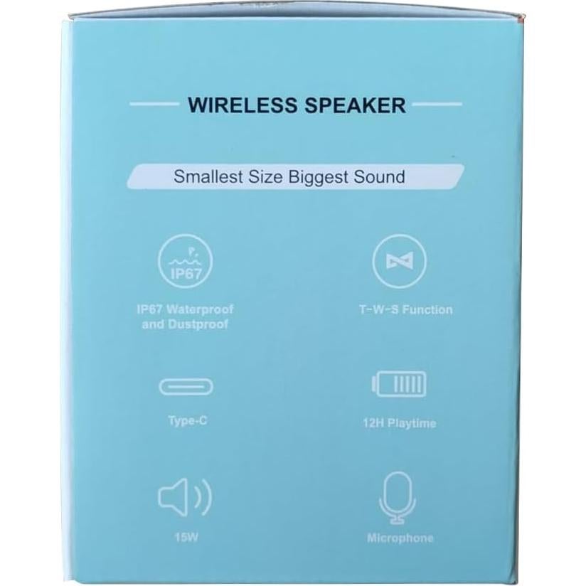 Altavoz Bluetooth Deeyaple P1S 15W Impermeable Rosa