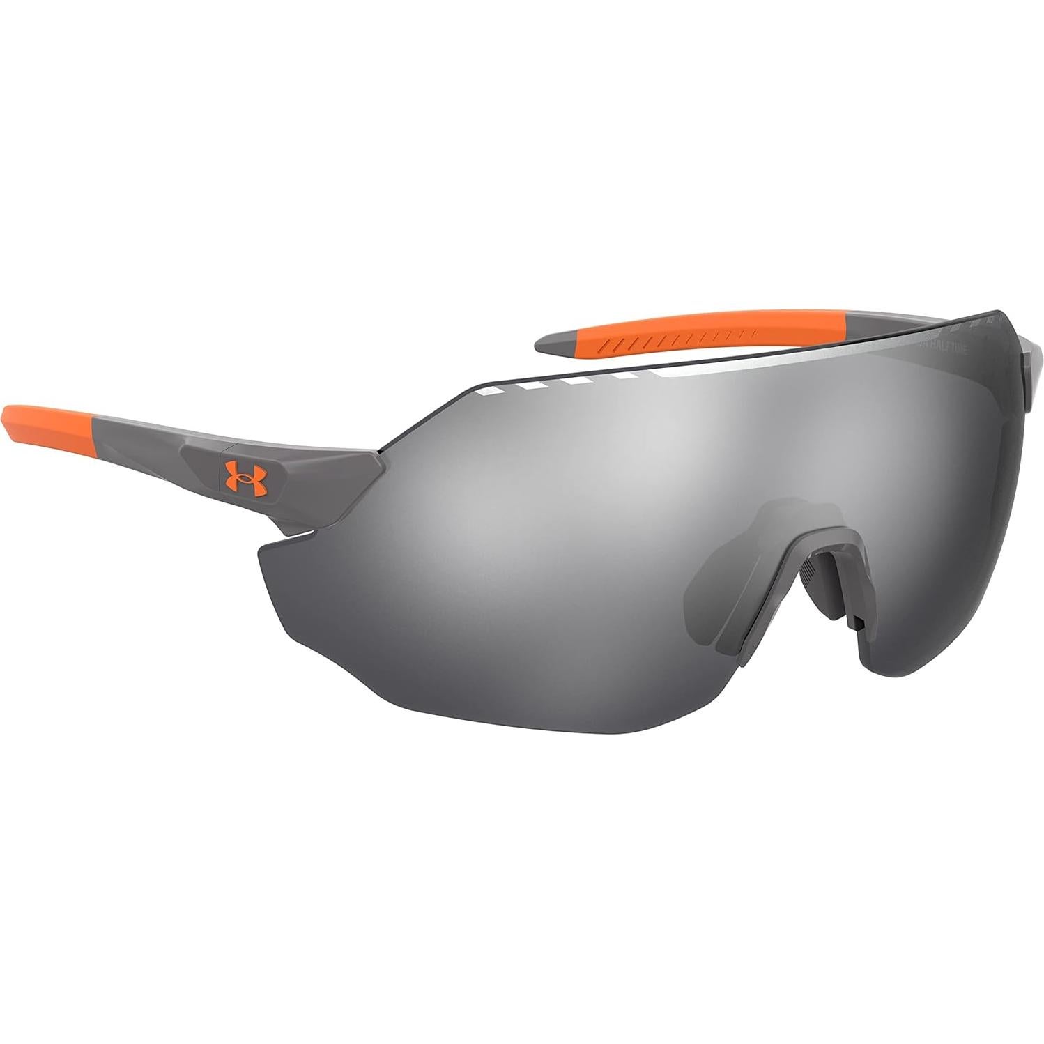 Gafas de sol Under Armour Halftime Shield Unisex Gris/Naranja
