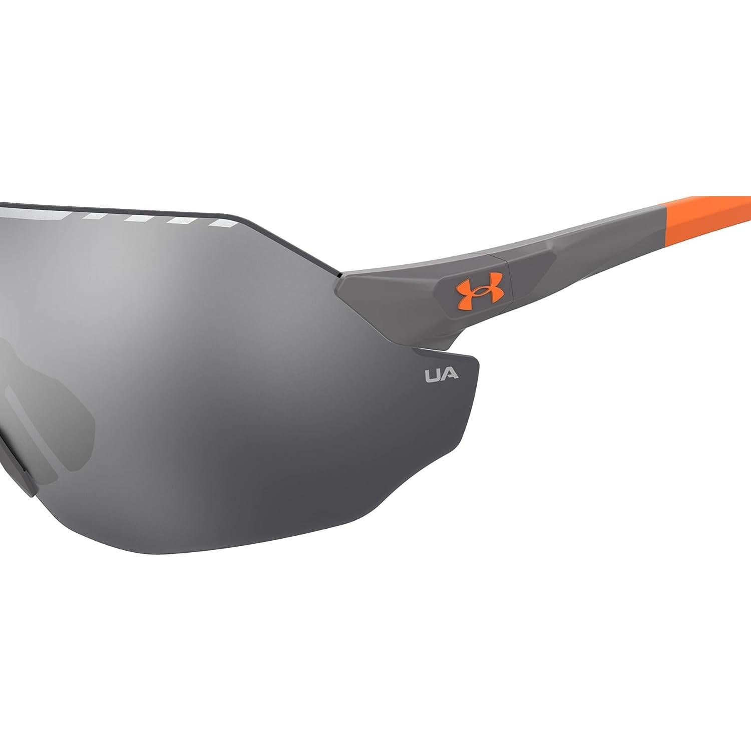 Gafas de sol Under Armour Halftime Shield Unisex Gris/Naranja