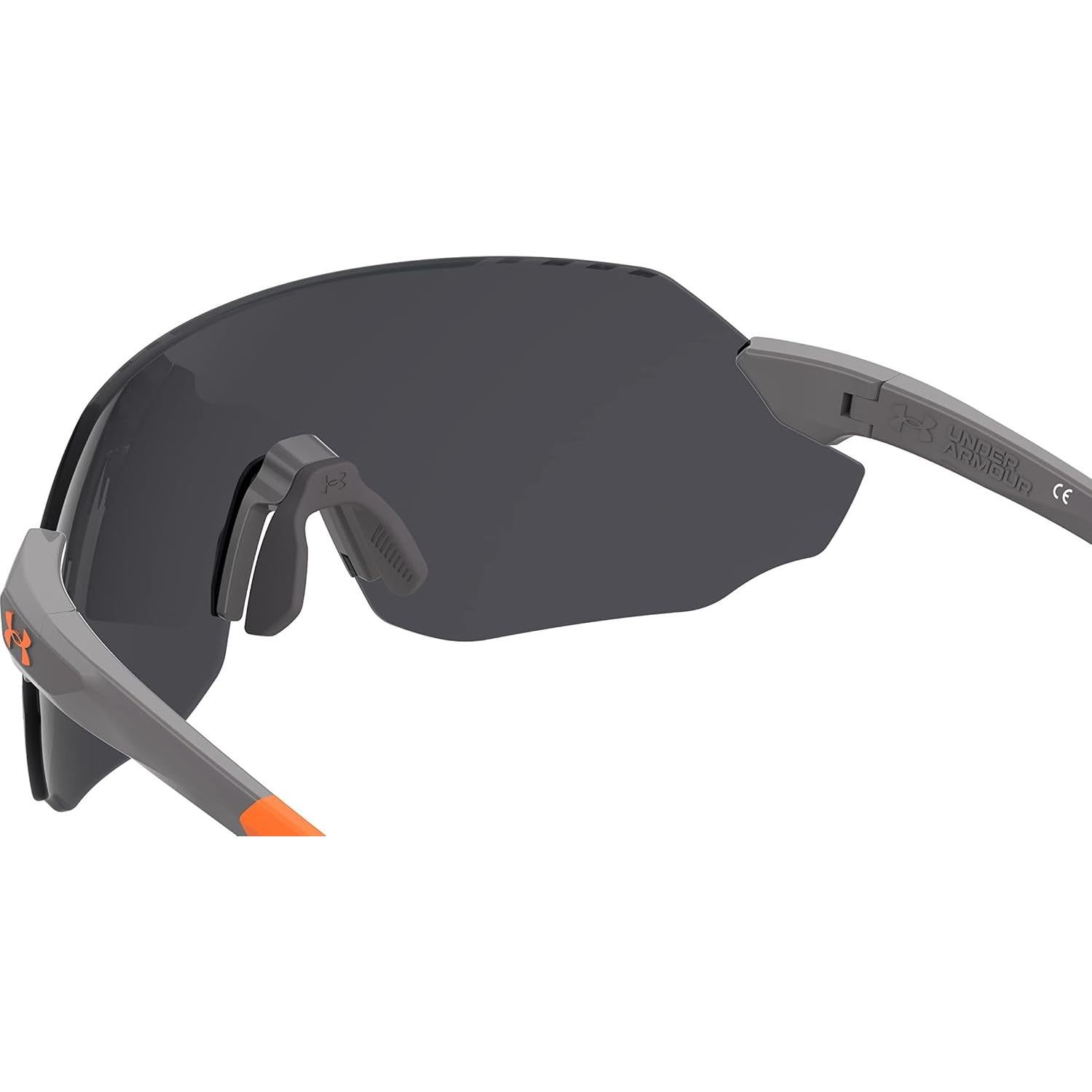 Gafas de sol Under Armour Halftime Shield Unisex Gris/Naranja