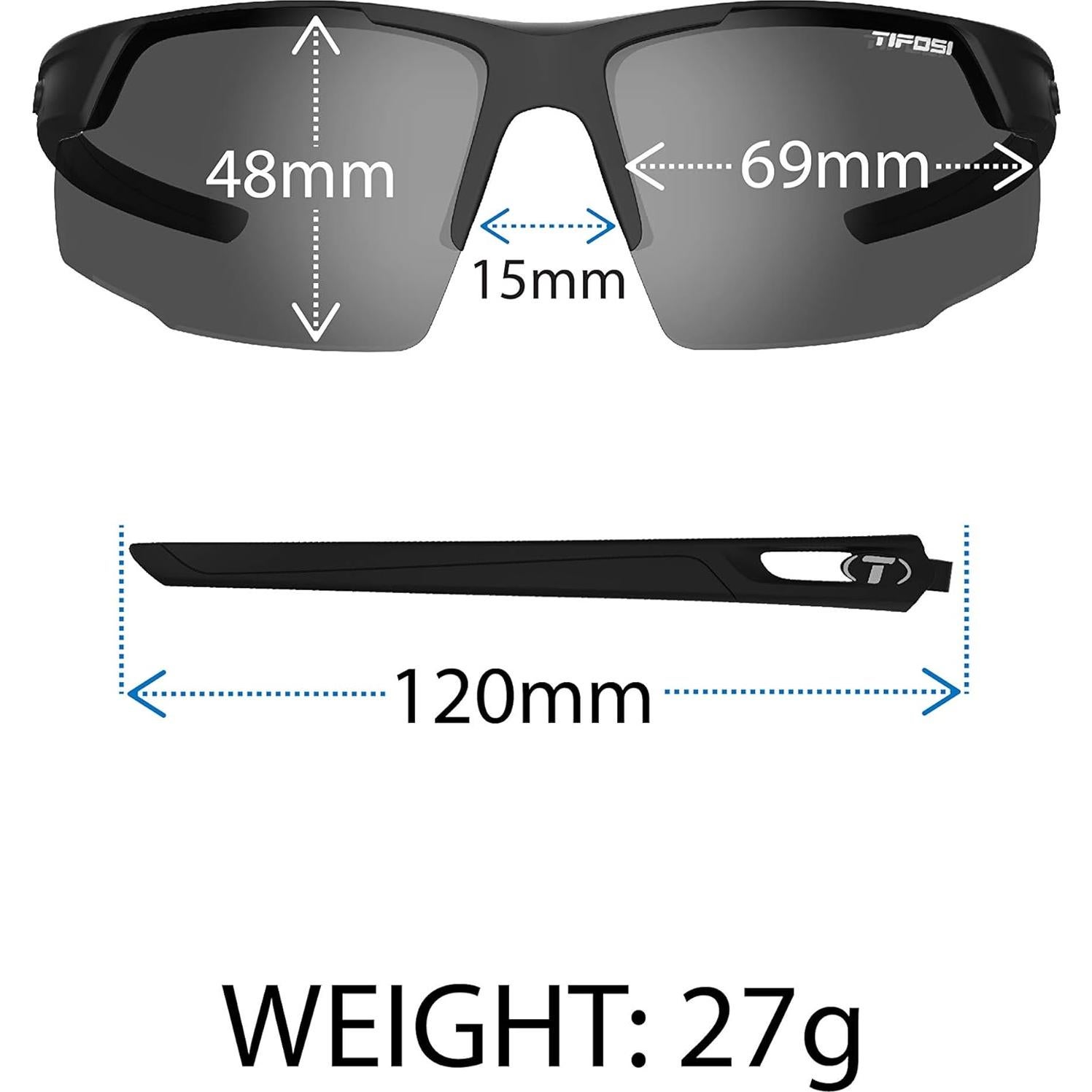 Gafas de sol Tifosi Optics Centus Golf - Lente Ahumado Azul