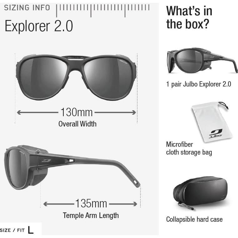 Gafas de Glaciar Julbo Explorer 2.0 Unisex con Lentes Fotocromáticos
