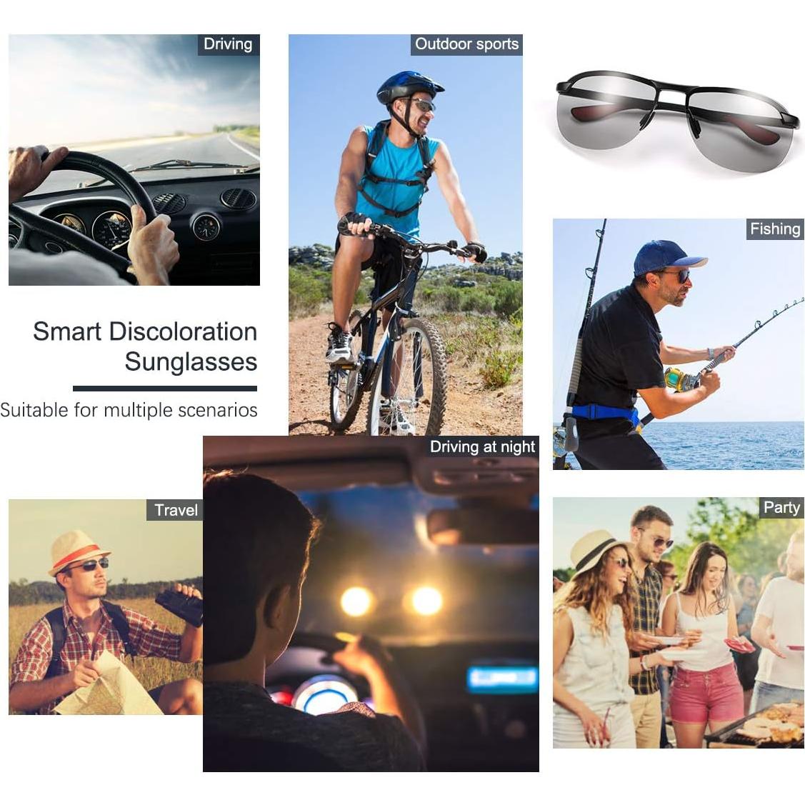 Gafas de sol fotocromáticas YIMI UV400 para deportes