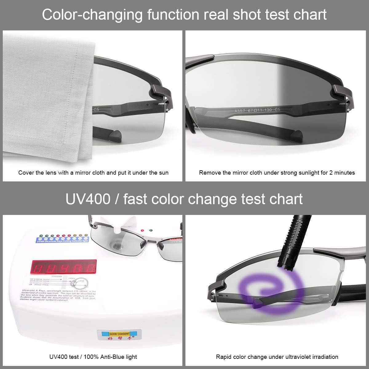 Gafas de sol fotocromáticas YIMI UV400 para deportes
