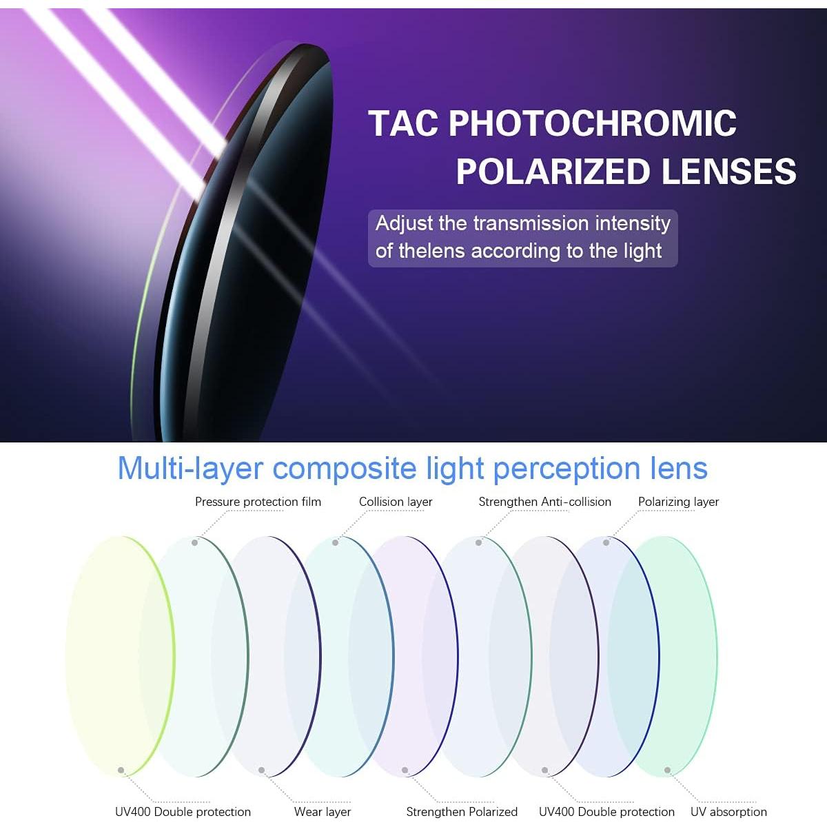 Gafas de sol fotocromáticas YIMI UV400 para deportes