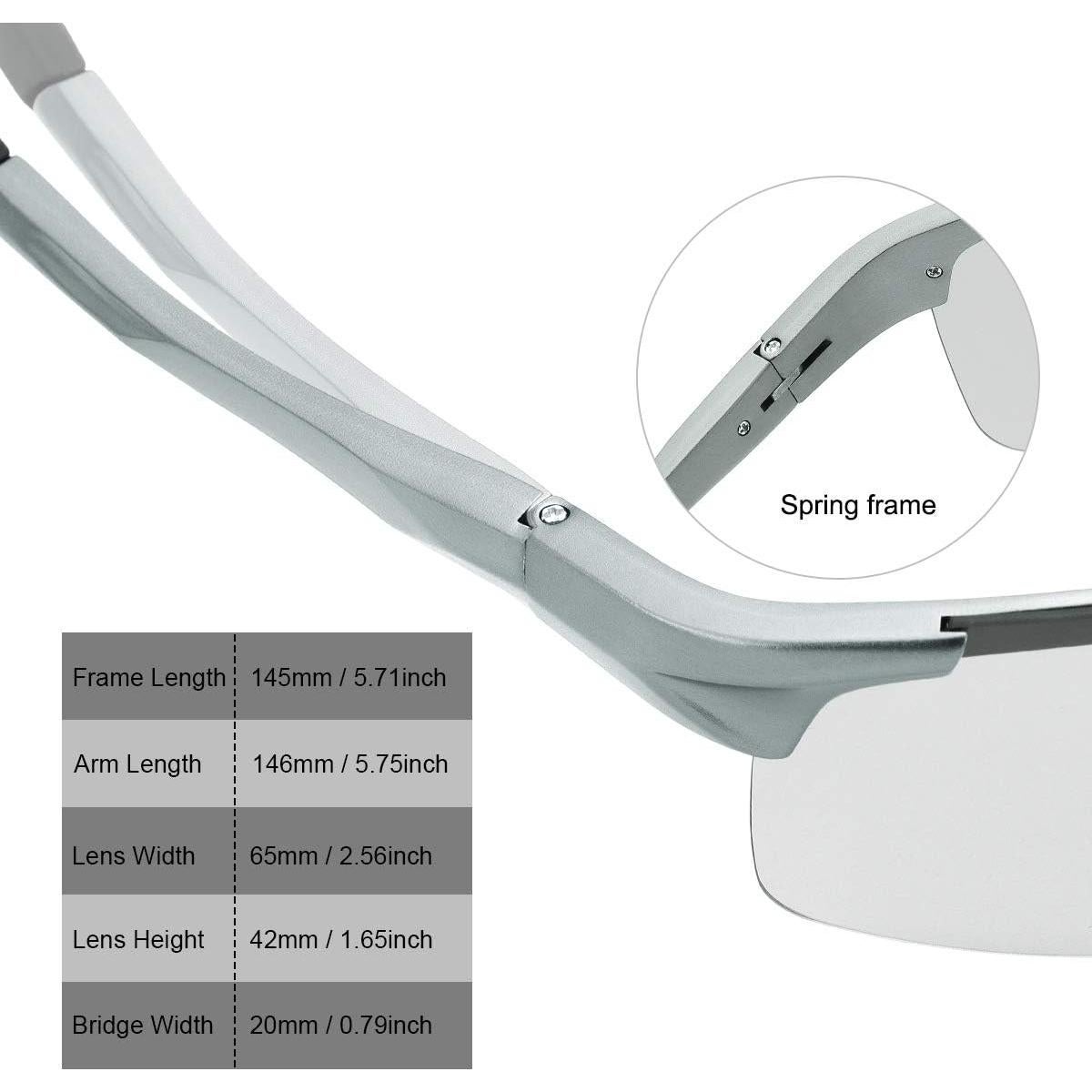 Gafas de sol fotocromáticas YIMI UV400 para deportes