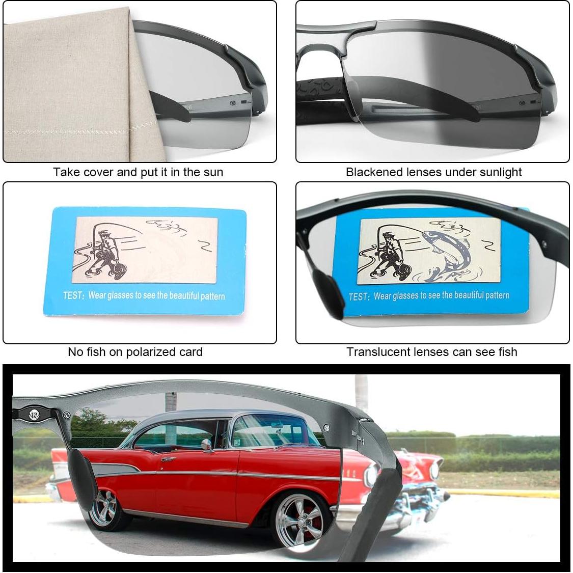 Gafas de sol fotocromáticas YIMI UV400 para deportes