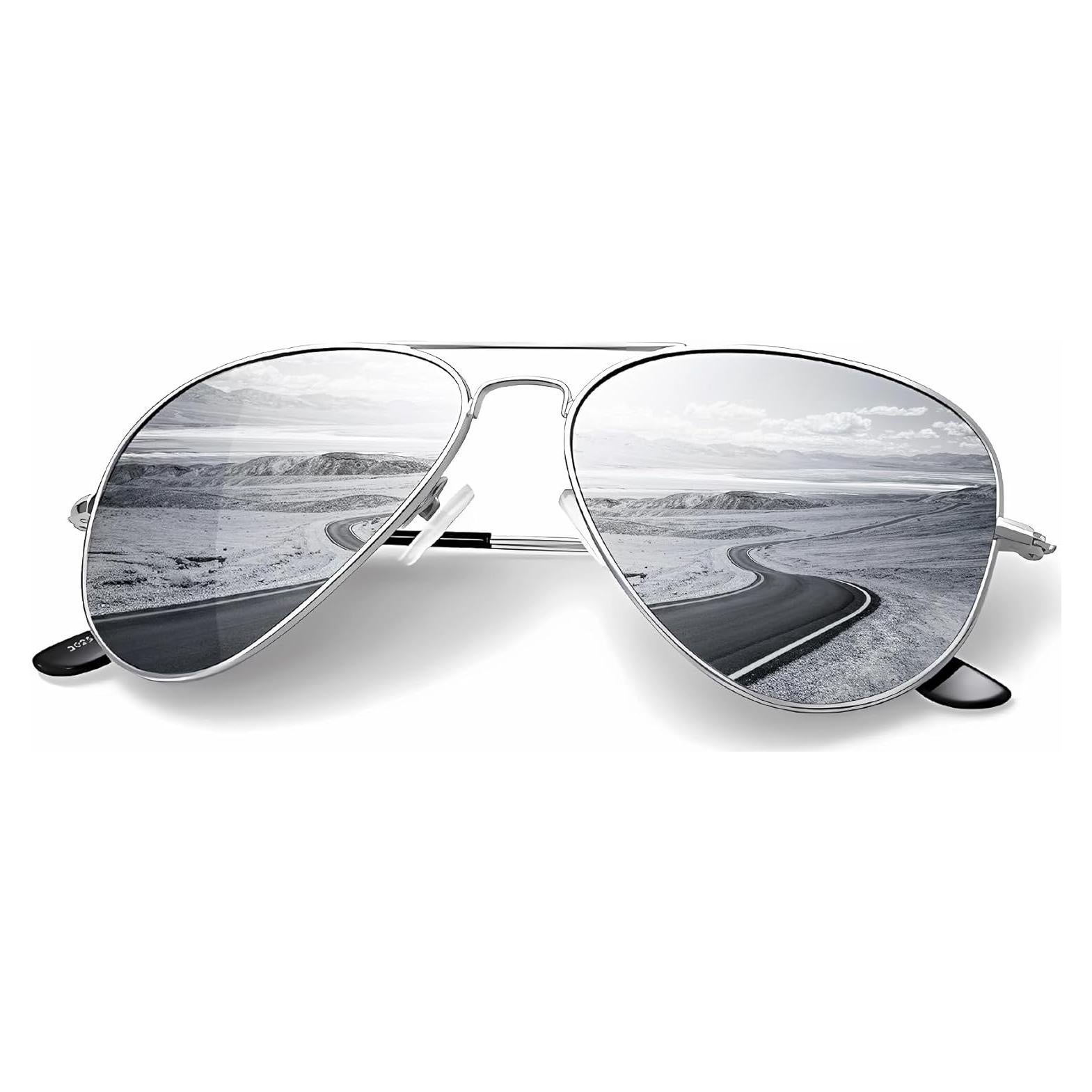 Gafas de Sol KALIYADI Aviador Polarizadas UV para Hombres y Mujeres