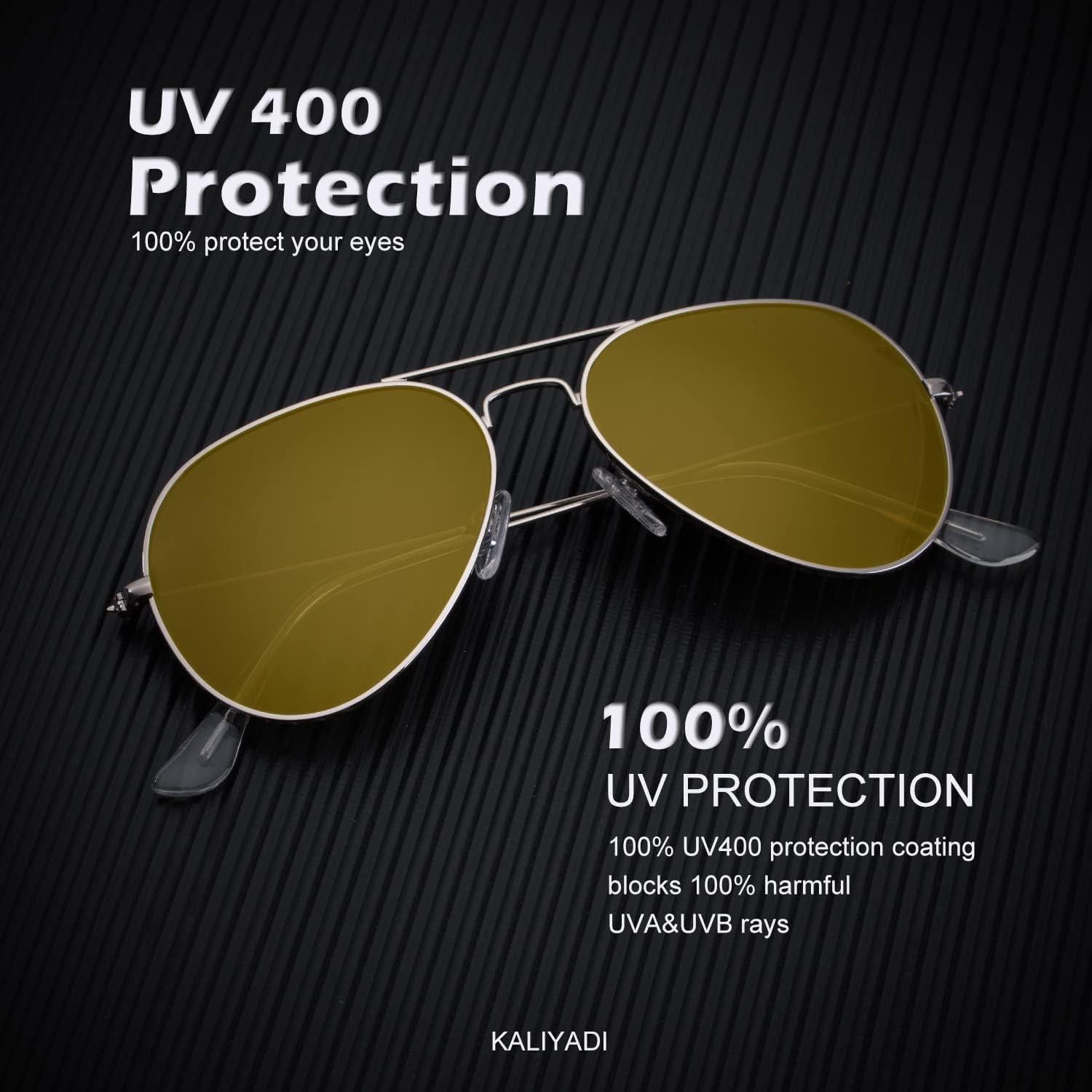 Gafas de Sol KALIYADI Aviador Polarizadas UV 58mm