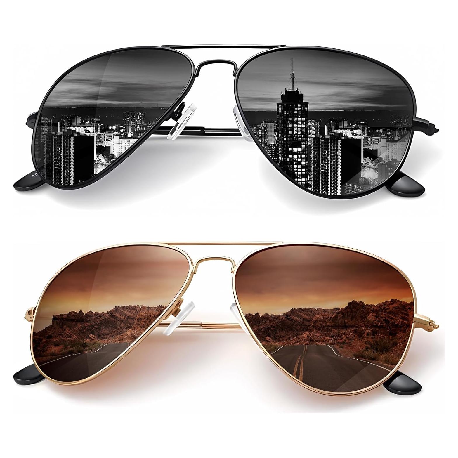 Gafas de Sol KALIYADI Aviador Polarizadas UV 58mm