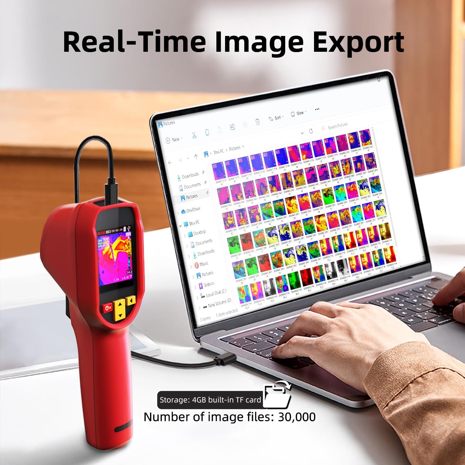 Cámara Termográfica BSIDE HX1 240x240 Infrarroja Portátil