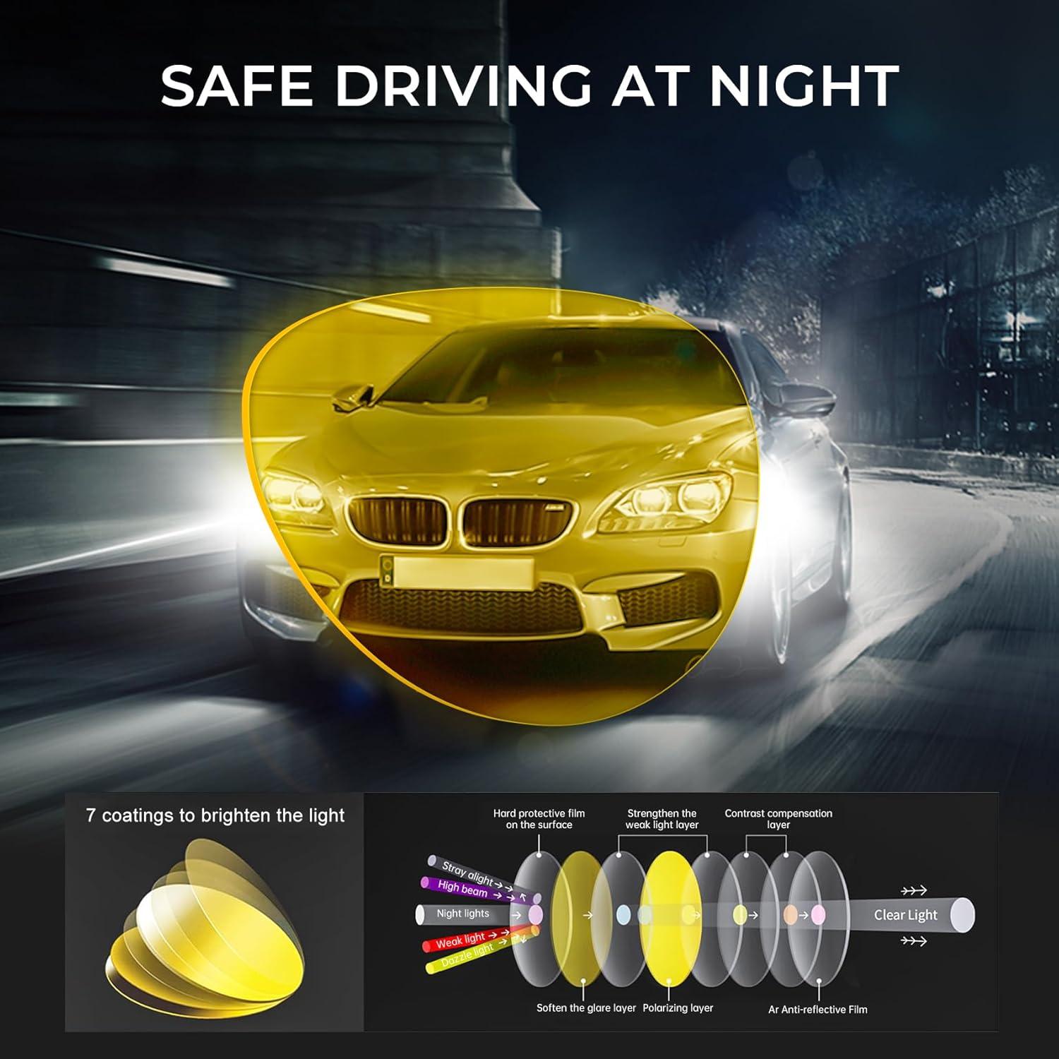 Gafas de sol KALIYADI aviador polarizadas UV para hombres y mujeres