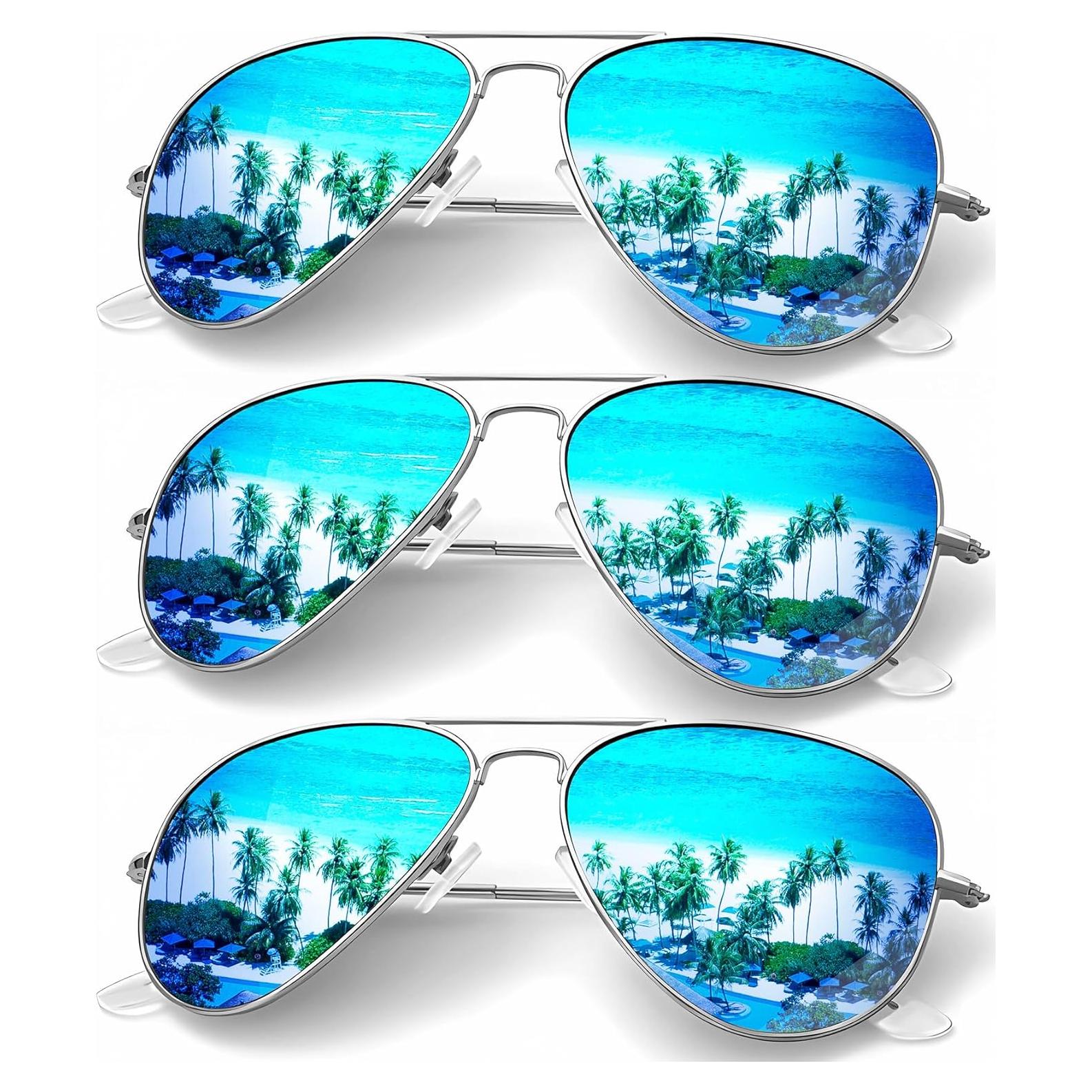 Gafas de Sol KALIYADI Aviador Polarizadas UV - Paquete de 3