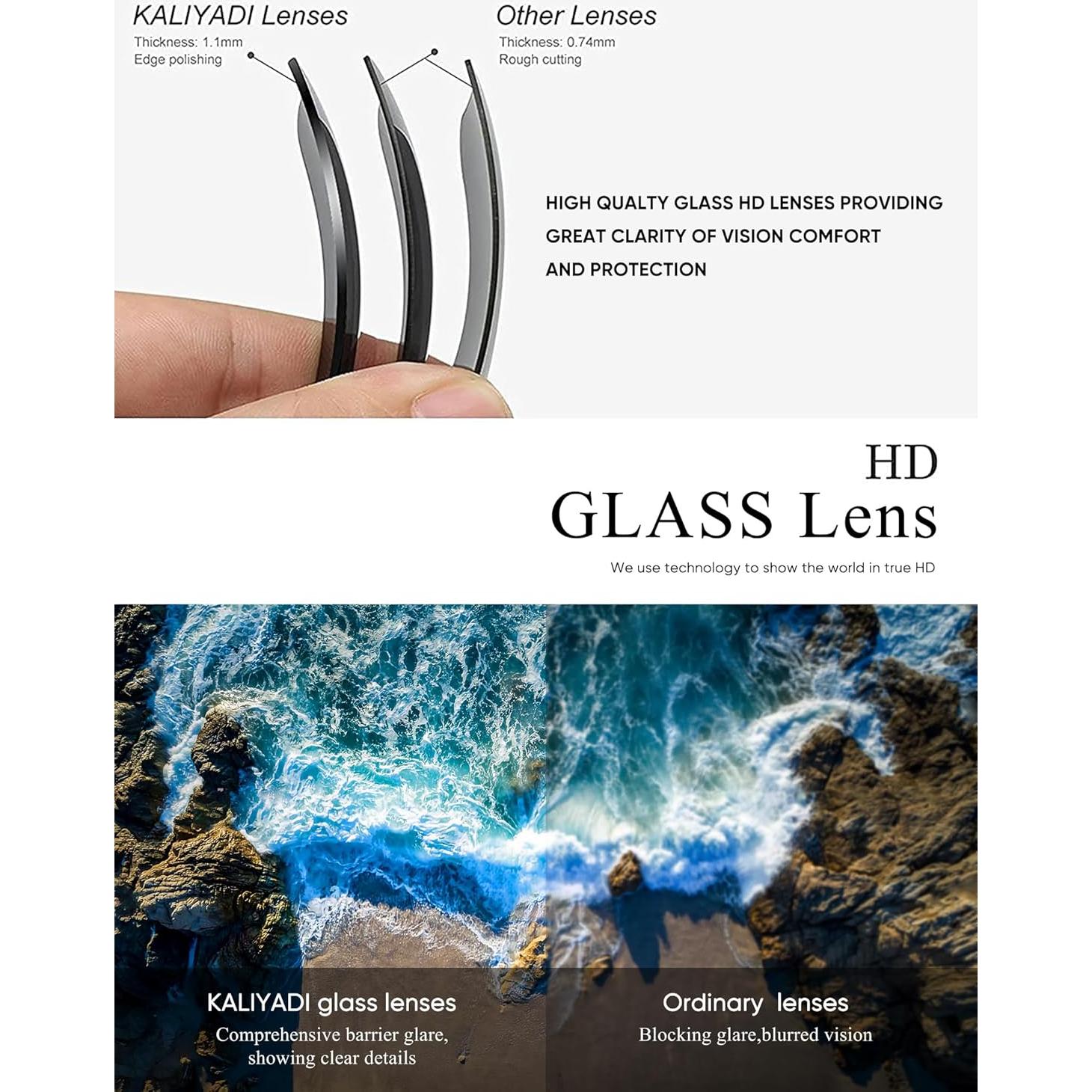 Gafas de Sol KALIYADI Aviador Polarizadas UV para Hombres y Mujeres