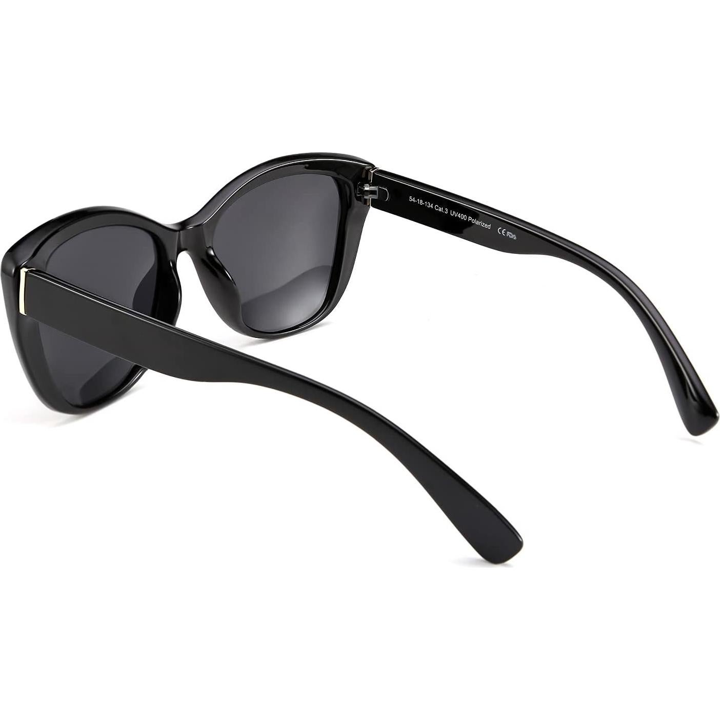 Gafas de Sol FEISEDY Cuadradas Cat Eye Polarizadas 56mm