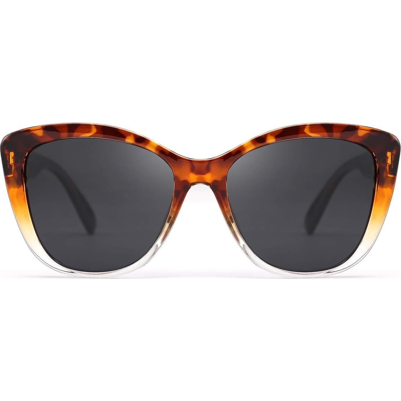 Gafas de Sol FEISEDY Cuadradas Polarizadas Leopardo Claro