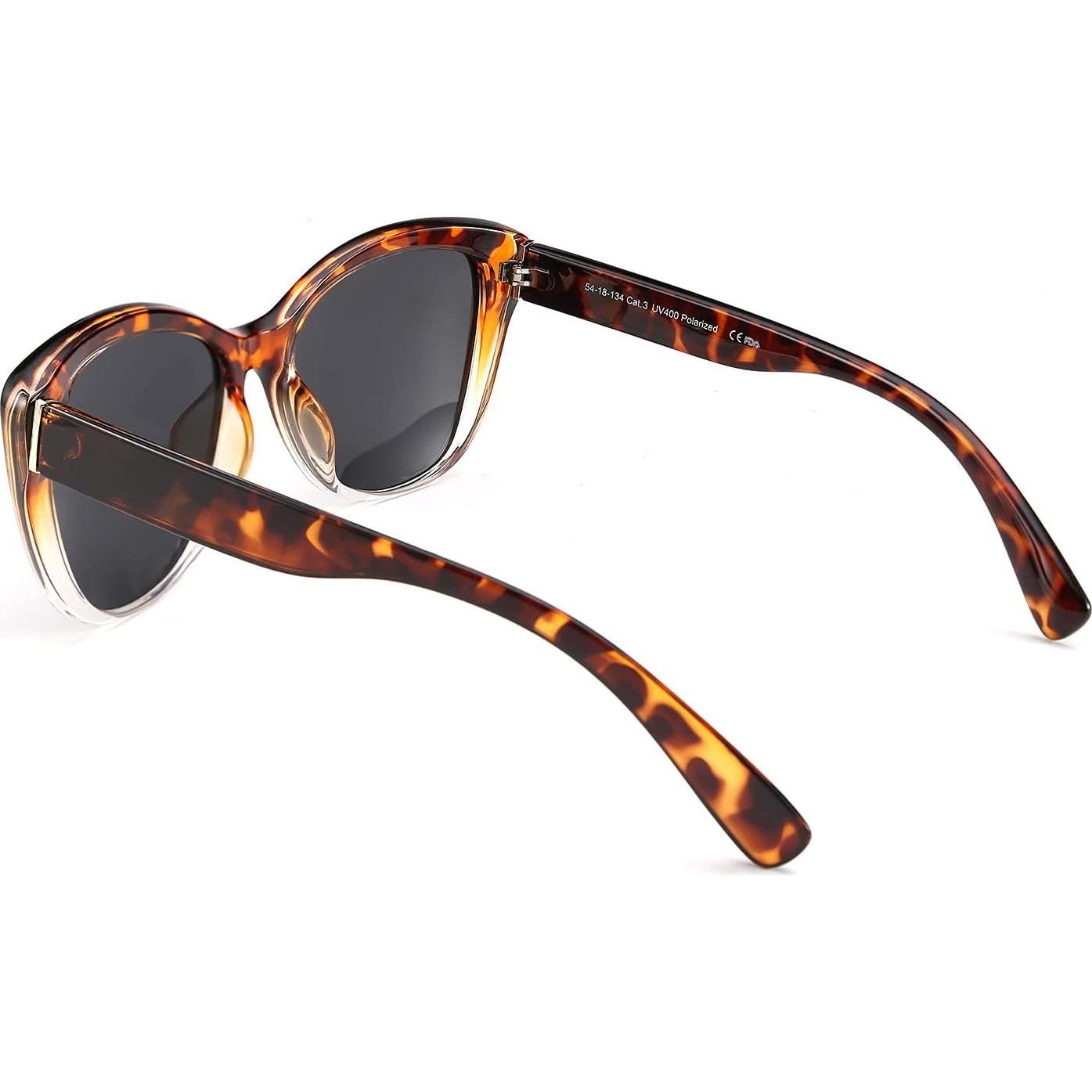 Gafas de Sol FEISEDY Cuadradas Polarizadas Leopardo Claro