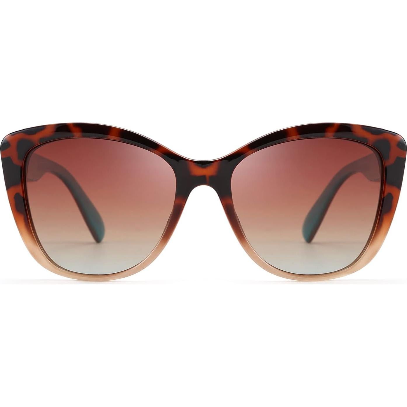 Gafas de Sol FEISEDY Cuadradas Cat Eye Polarizadas 56mm