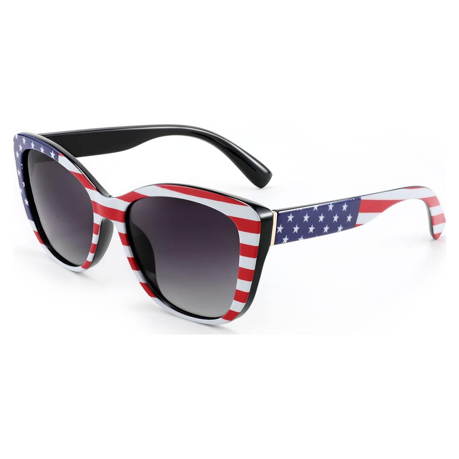 Gafas de Sol FEISEDY Cuadradas Polarizadas 56mm Bandera