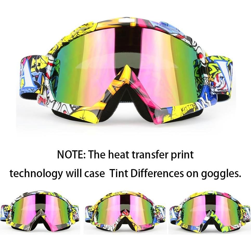 Gafas de Motocross JAMIEWIN C42 Anti UV y Anti Niebla