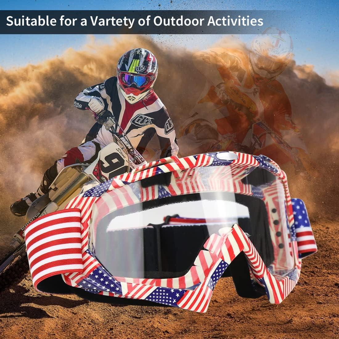 Gafas de Motocross JAMIEWIN con Lente Clara y Antivaho